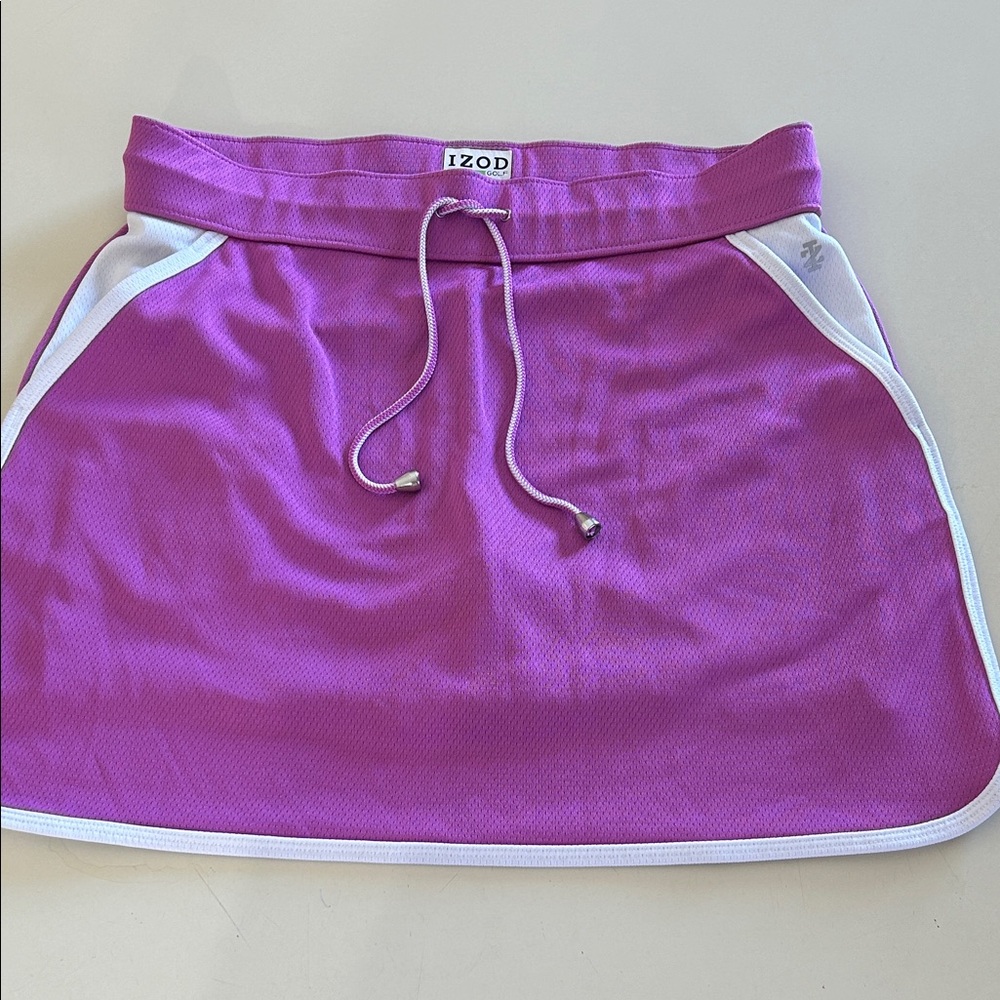 Izod Women's golf Mini Skirt M lilac Purple